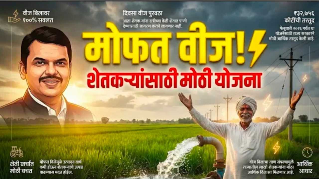 Farmers Update: शेतकऱ्यांना आता मिळणार 100% फ्री वीज – संपूर्ण माहिती