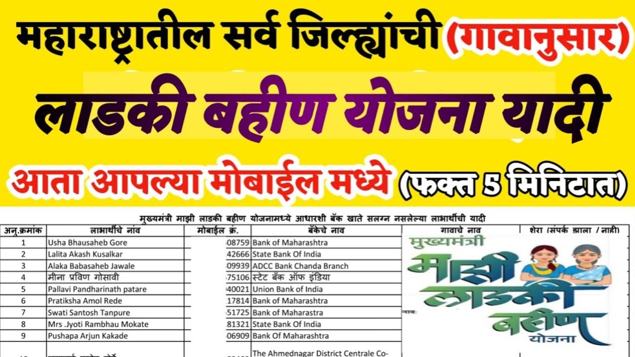 ladki bahin new status