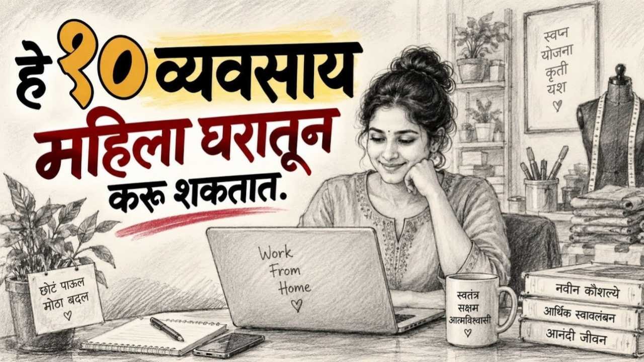 महिलांसाठी कमी गुंतवणुकीची सुवर्णसंधी: फक्त १० हजार रुपयांच्या भांडवलात सुरू करा हे फायदेशीर व्यवसाय आणि आणा आर्थिक स्थैर्य best business idea marathi 2026